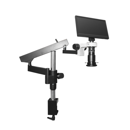 SCIENSCOPE Macro Digital Inspection System With Polarized LED On Articulating Arm MAC3-PK3-R3